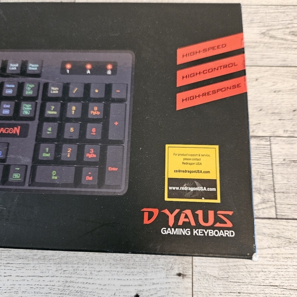 Redragon K509 DYAUS 7 Colors Backlit Gaming Keyboard - Picture 2 of 5